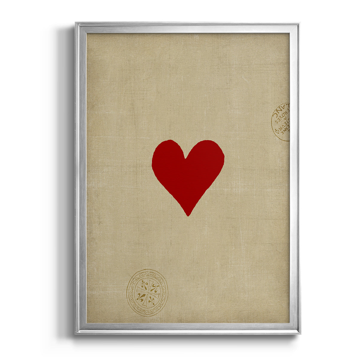 Small Heart - Modern Framed Canvas Print