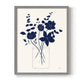 Indigo Sketch Bouquet I - Restickable Framed Art Print