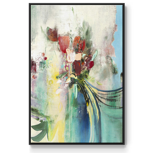 Celebration I - Floater Framed Canvas Print