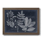 Foliage on Navy V Premium Framed Canvas- Ready to Hang