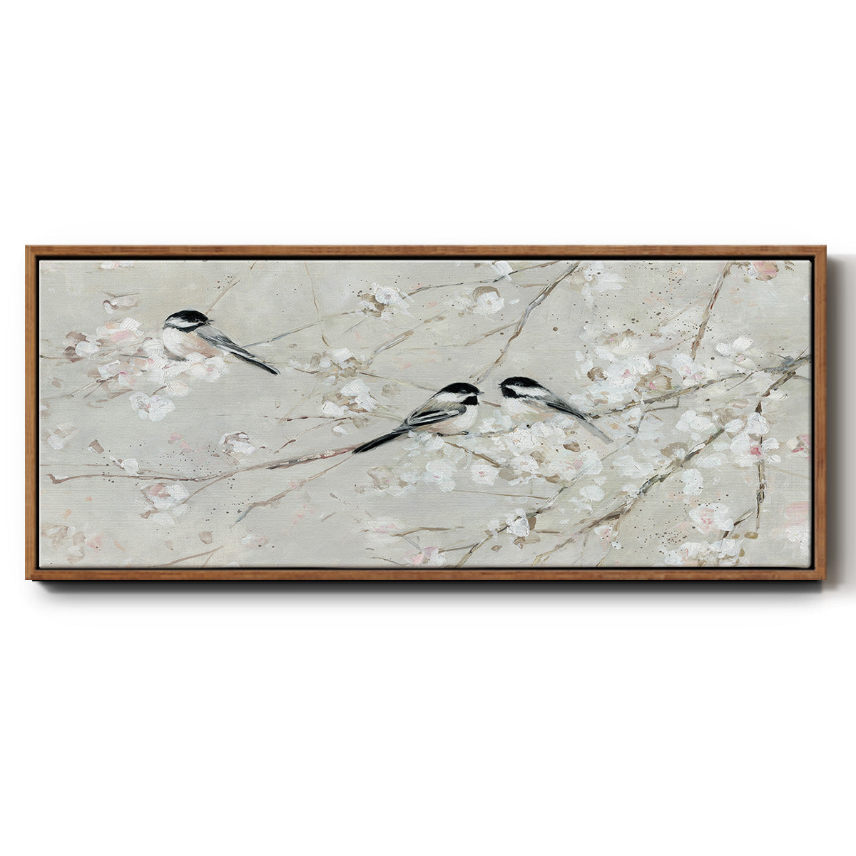 Nature's Confetti I - Floater Framed Canvas Print