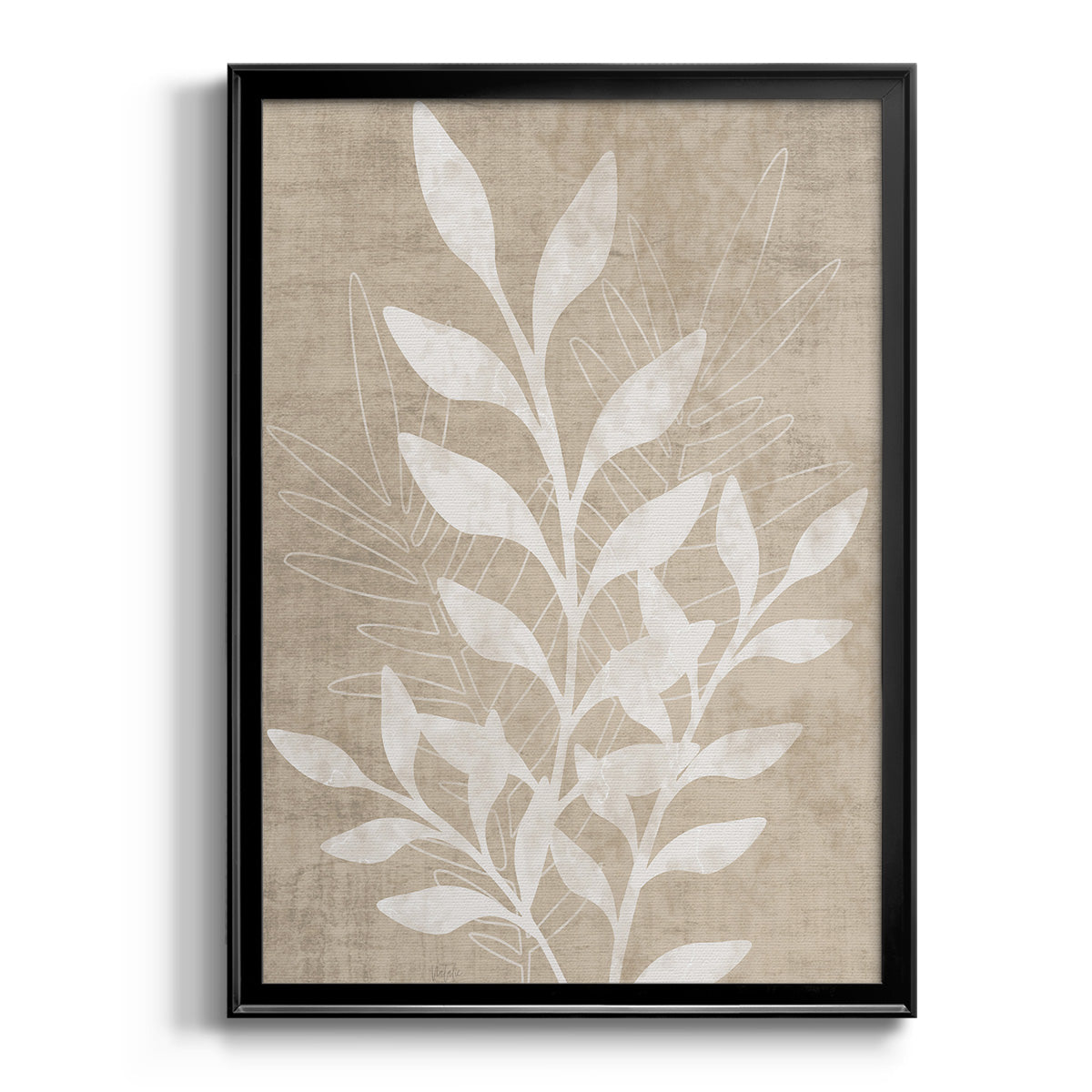 Foliage Retreat II - Modern Framed Canvas Print