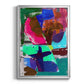 Brights Strokes III - Modern Framed Canvas Print