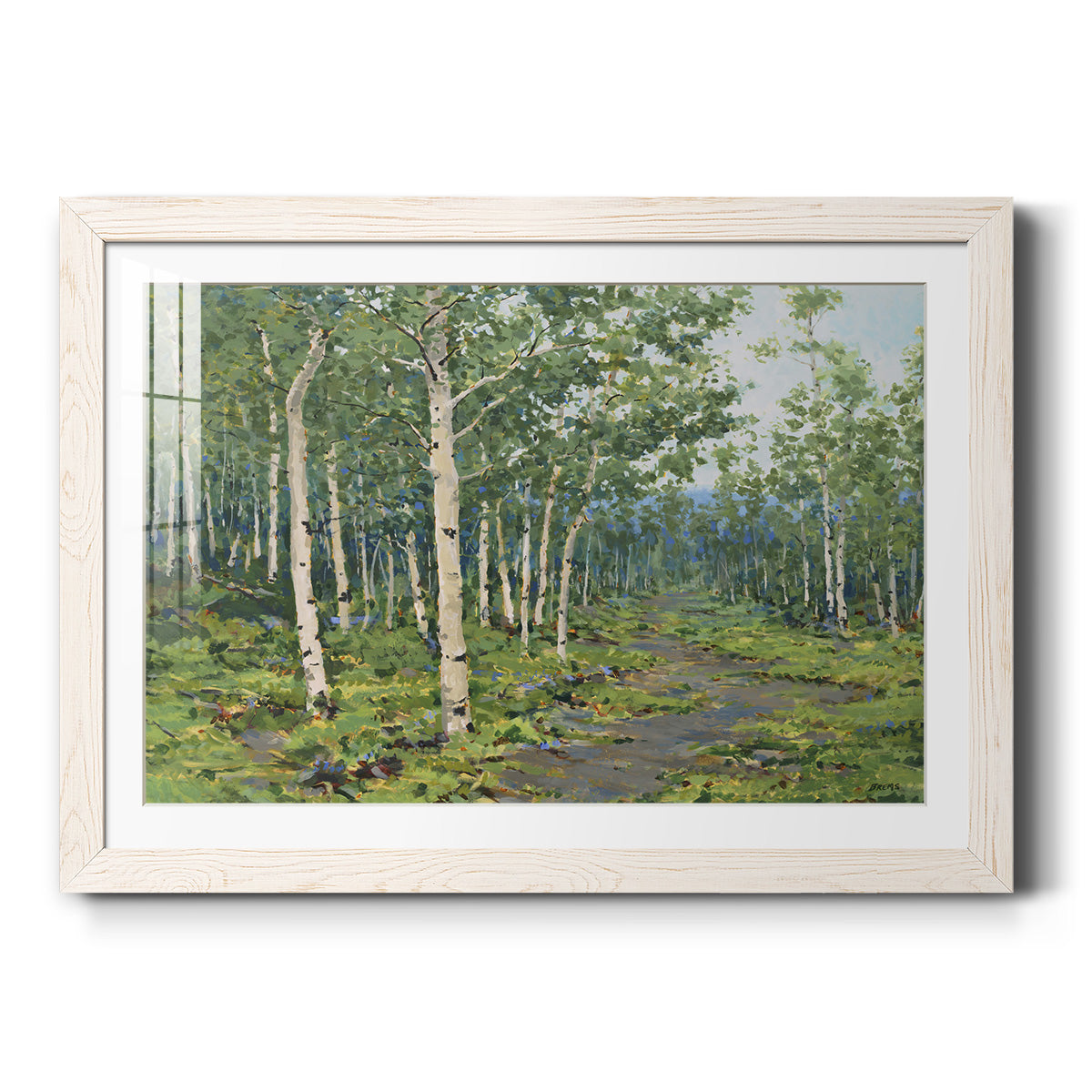In the Forest - Barnwood Framed Art Print