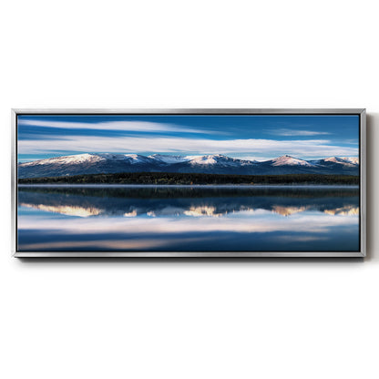 Pyramid Lake - Floater Framed Canvas Print