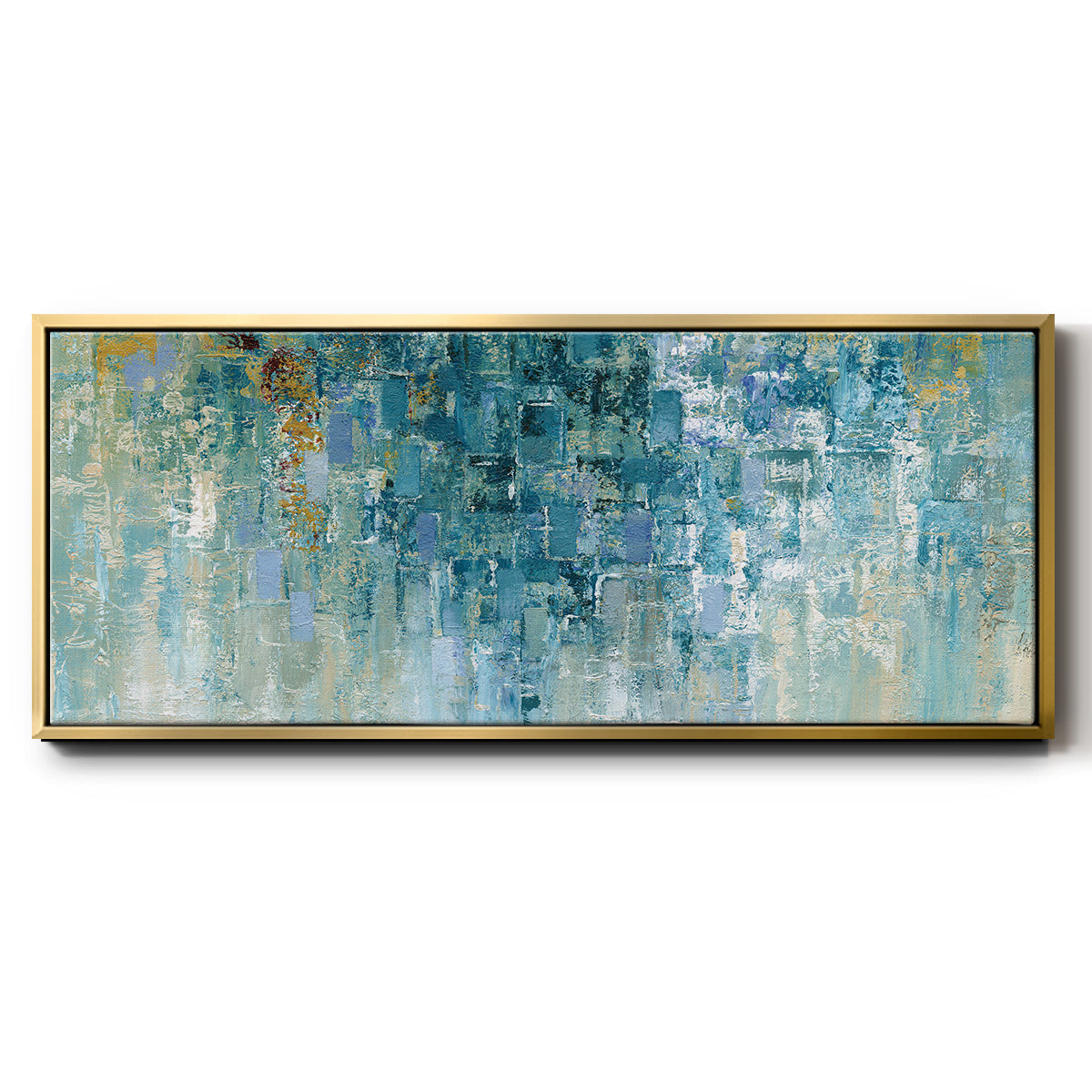 I Love the Rain - Floater Framed Canvas Print