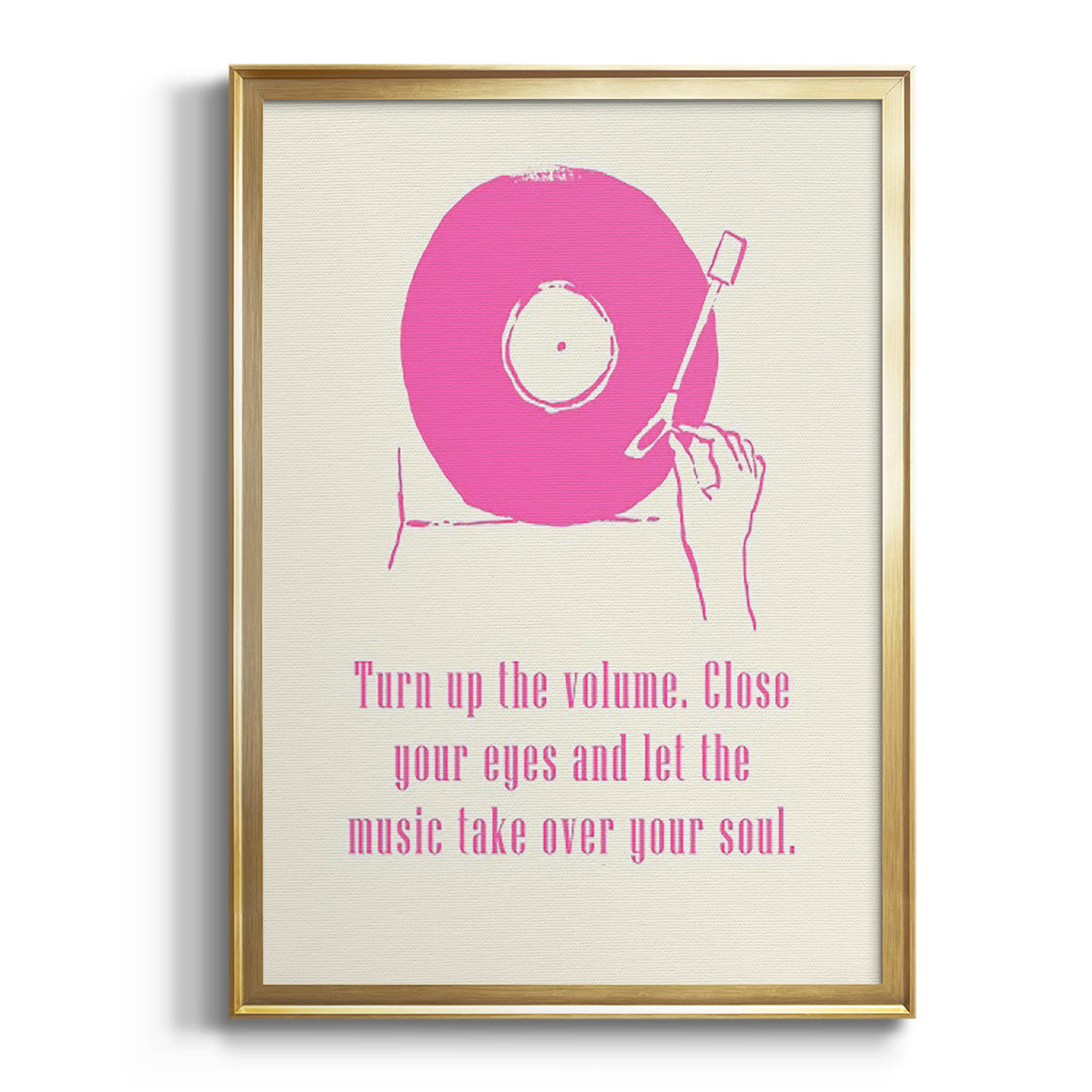 Sweet Melody III - Modern Framed Canvas Print