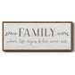 Love Never Ends - Floater Framed Canvas Print