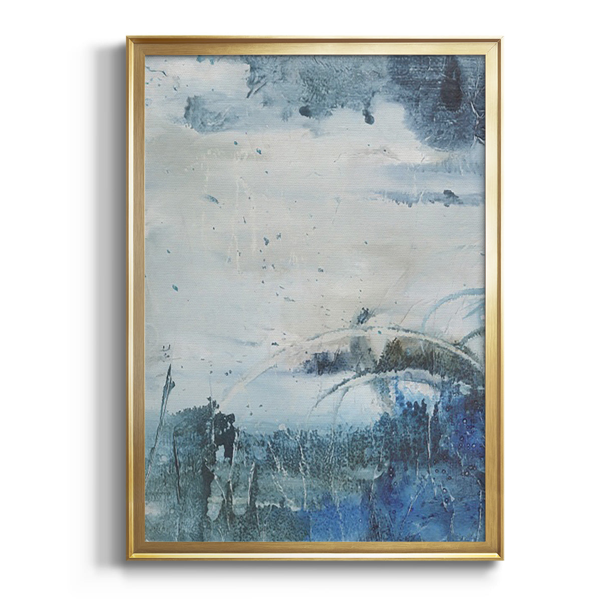 Coastal Seas II - Modern Framed Canvas Print