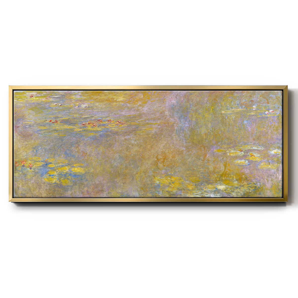 Water Lilies, 1907 - Floater Framed Canvas Print