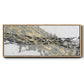 Mistral IV in White - Floater Framed Canvas Print