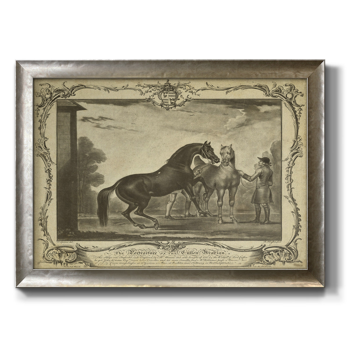 Distinguished Horses III Premium Framed Canvas- Ready to Hang