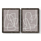 Linen Roundabout I - Premium Framed Canvas 2 Piece Set - Ready to Hang