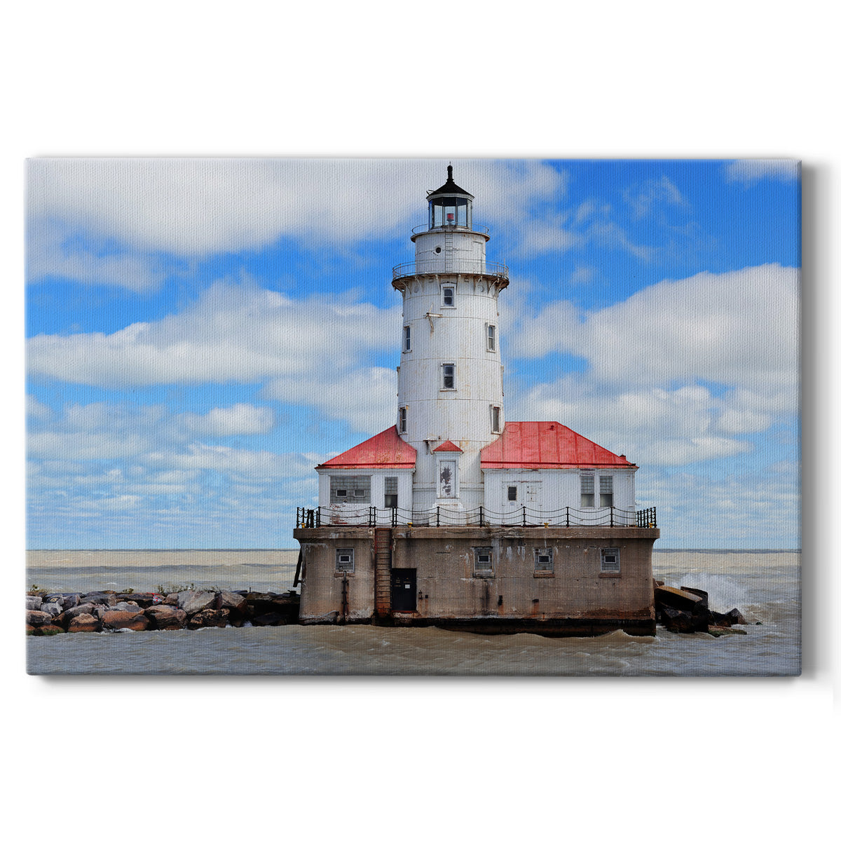 Chicago Harbor Lighthouse - Gallery Wrapped Canvas