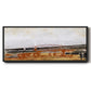 Bridges Ochre III - Floater Framed Canvas Print