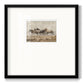 Roaming Free - Double Matboard Framed Print