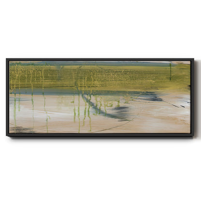 Aquatic Reflections I - Floater Framed Canvas Print