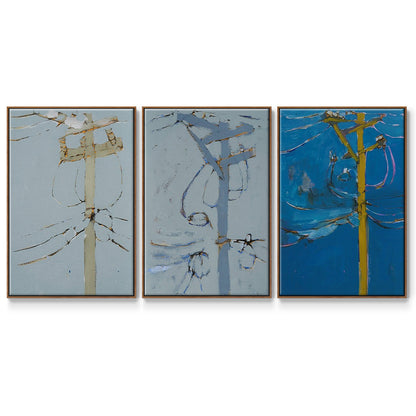 Wires IV - Floater Framed Canvas Set