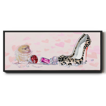 Cute Couture Collection D - Floater Framed Canvas Print