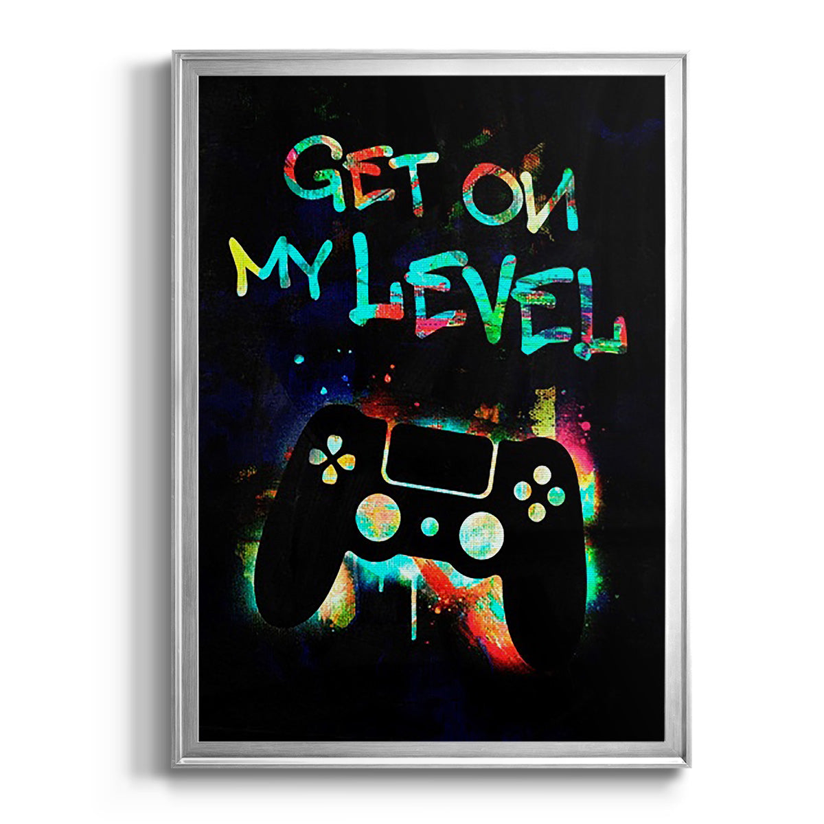 Gamer Tag II - Modern Framed Canvas Print