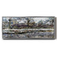 Snow in Vétheuil - Floater Framed Canvas Print