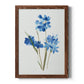 Blue Blossom Botanical I - Barnwood Framed Canvas Print