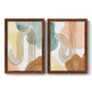 Spring Shapes I - Premium Framed Canvas 2 Piece Set - Ready to Hang