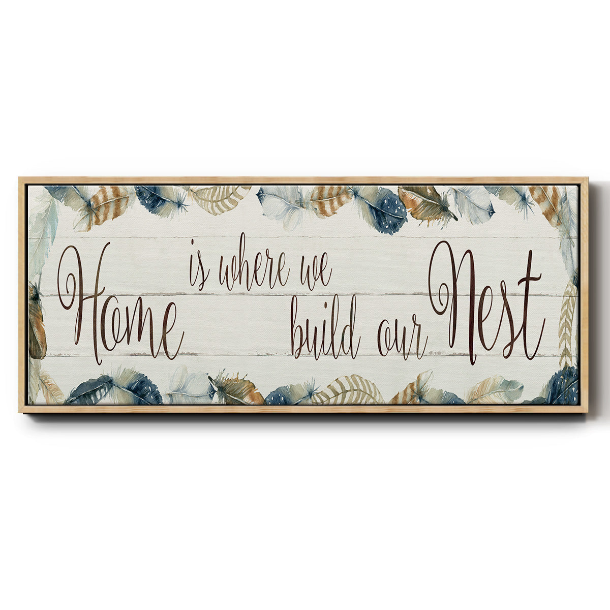 Home Nest - Floater Framed Canvas Print