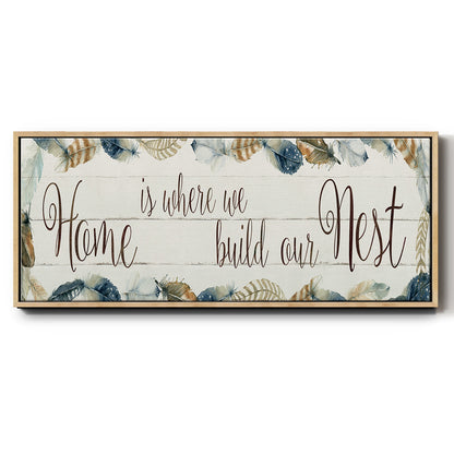 Home Nest - Floater Framed Canvas Print
