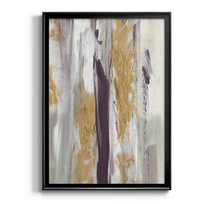 Tumultuous Amethyst II - Modern Framed Canvas Print