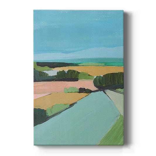 Bright Colored Countryside II - Canvas Art Print