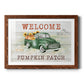 Pumpkin Patch - Barnwood Framed Art Print