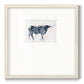 Long Horn Alt V2 - Double Matboard Framed Print