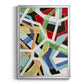 Magnetic Color I - Modern Framed Canvas Print