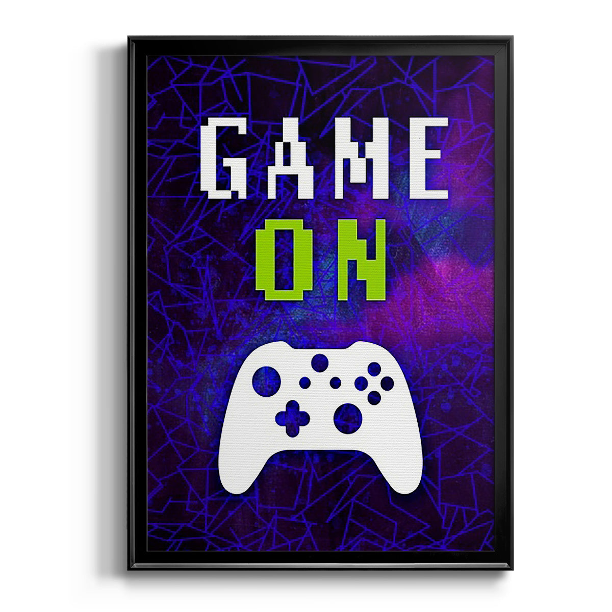 It's Game On II - Modern Framed Canvas Print