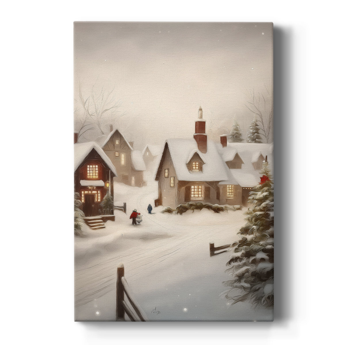 Gilded Serenade - Canvas Art Print