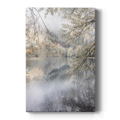 Misty Lake - Canvas Art Print