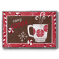 Cozy Cocoa Christmas Collection A - Framed Gallery Wrapped Canvas in Floating Frame