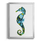 Seahorse - Modern Framed Canvas Print