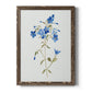 Blue Blossom Botanical II - Barnwood Framed Canvas Print