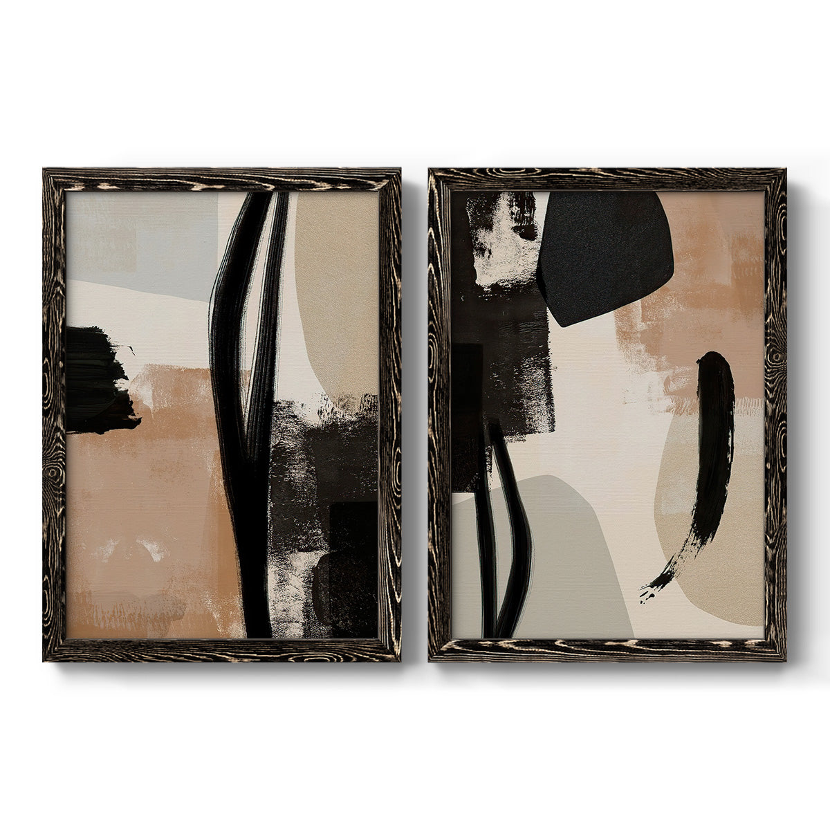 Selective Arrangement I - Premium Framed Canvas 2 Piece Set - Ready to Hang