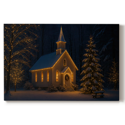 Quiet Whisper of Manger - Canvas Art Print