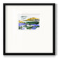 Silent Mountain VI - Double Matboard Framed Print