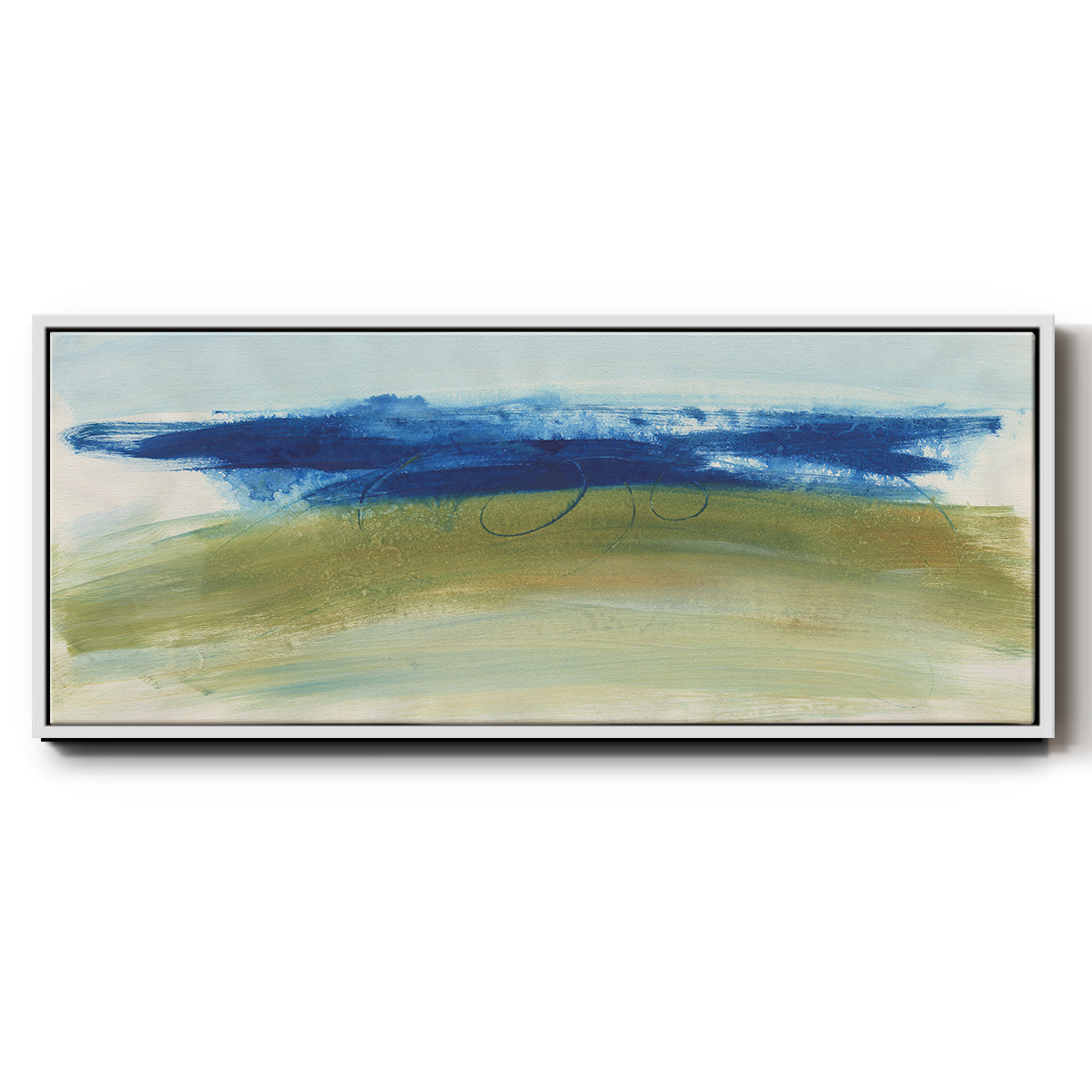 Mirages I - Floater Framed Canvas Print