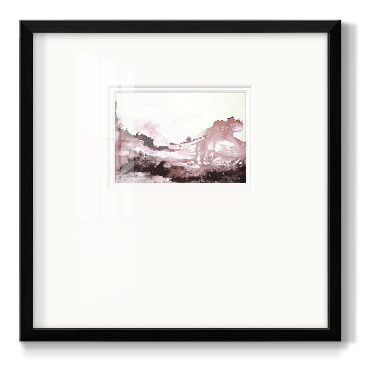 Pink Scenery - Double Matboard Framed Print