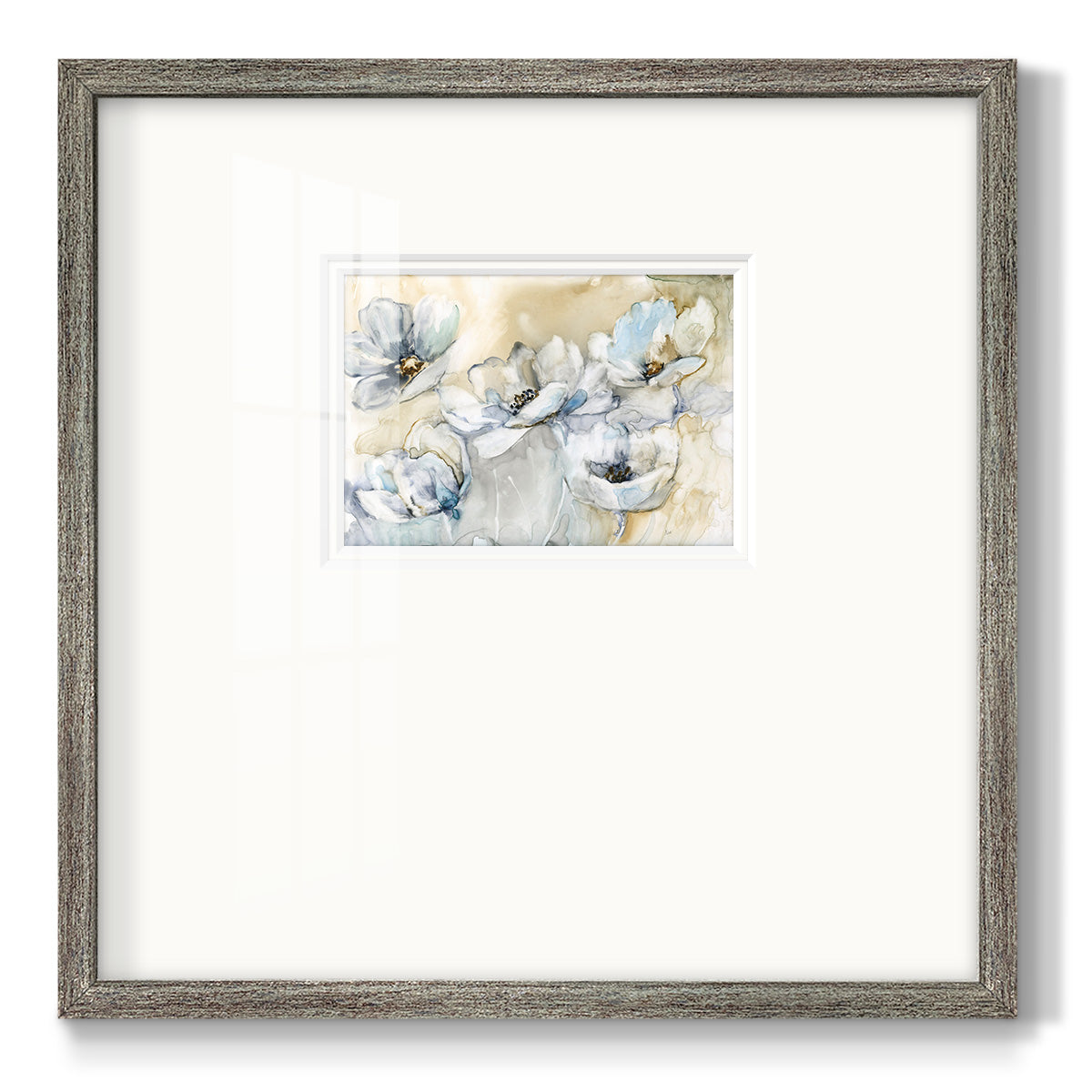 Soft Blooms Premium Framed Print Double Matboard