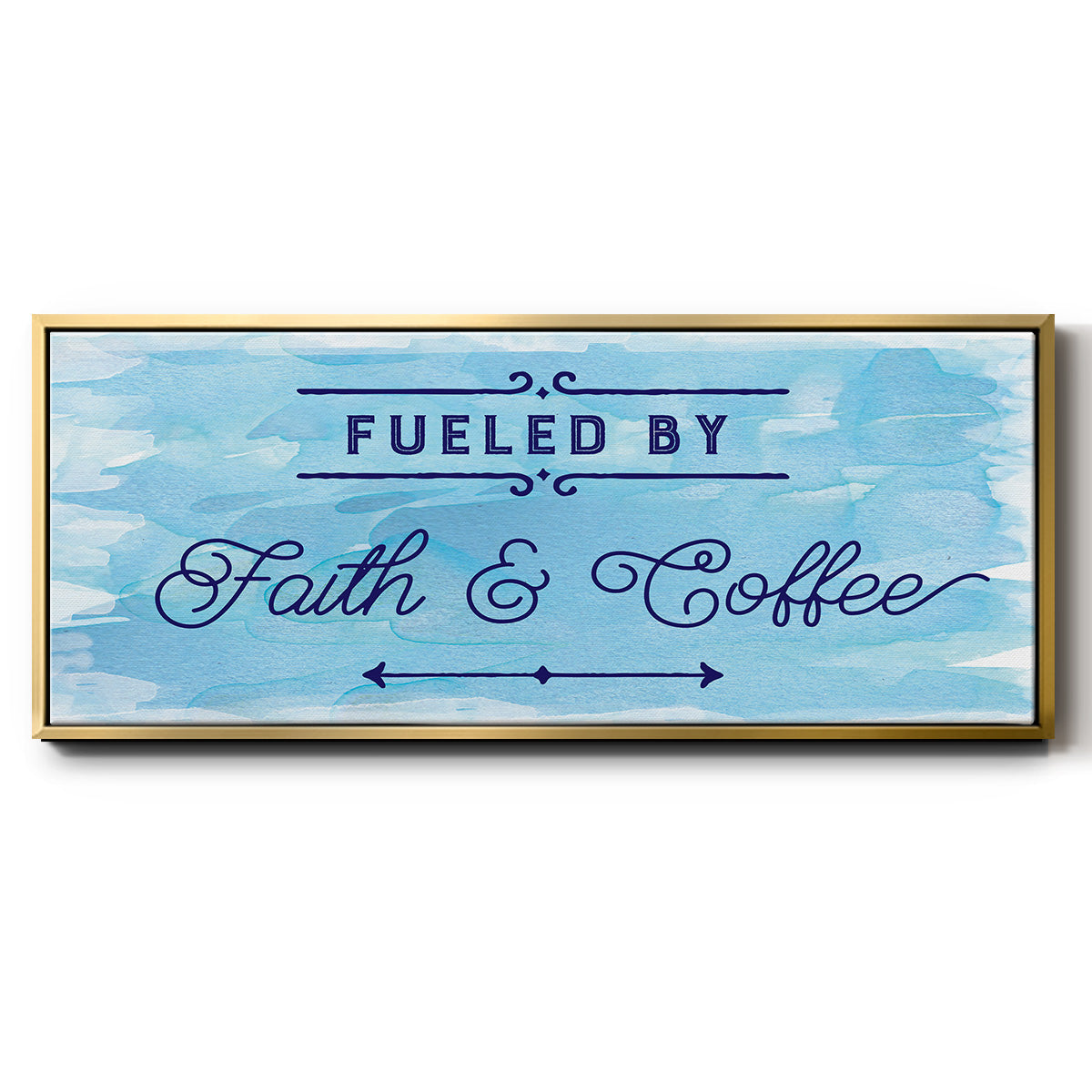Fueled By - Floater Framed Canvas Print