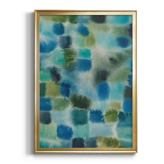 Earthy Plexus I - Modern Framed Canvas Print