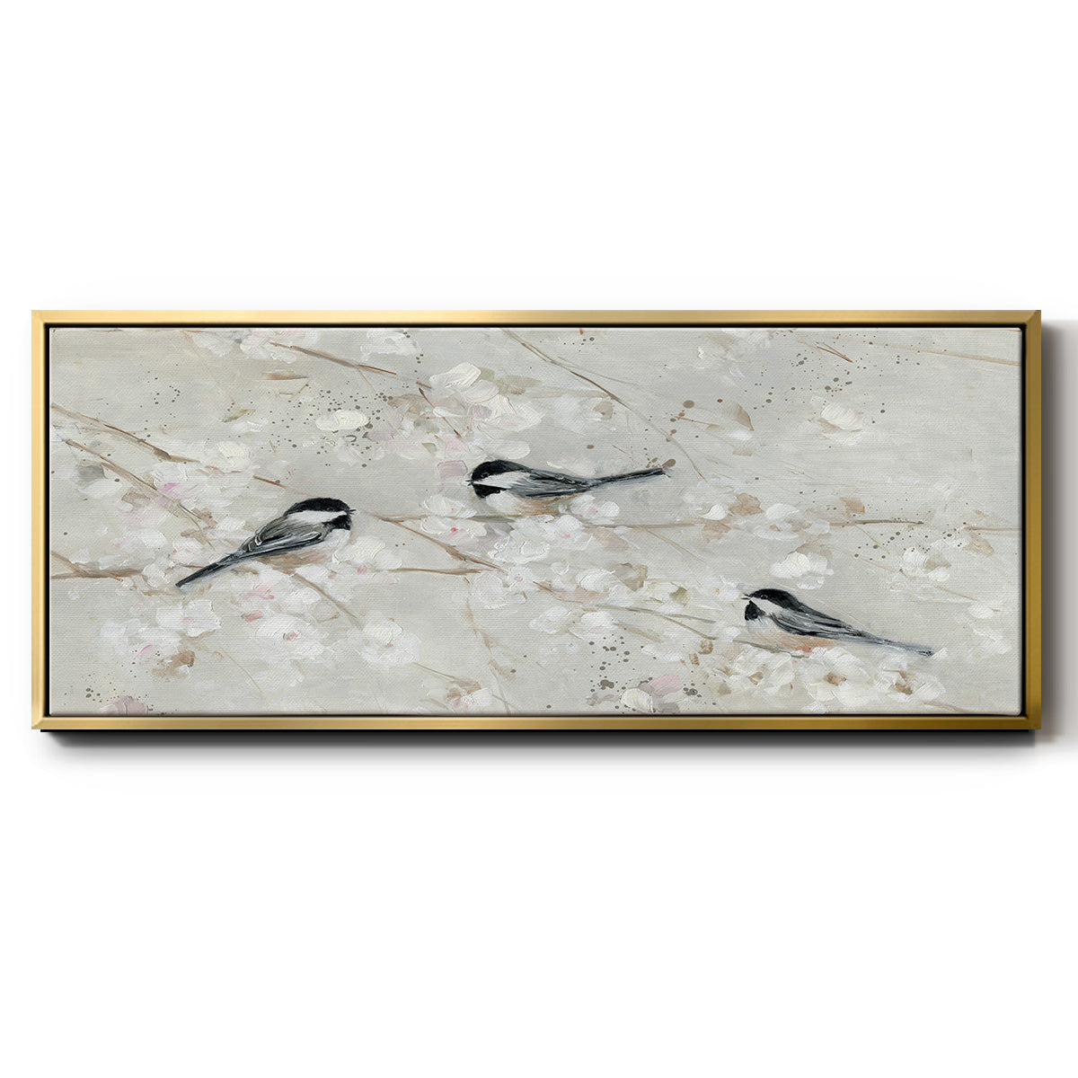 Nature's Confetti II - Floater Framed Canvas Print