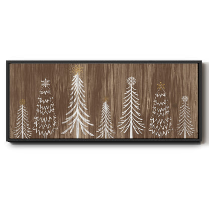 Barnwood Wonderland Collection D - Floater Framed Canvas Print